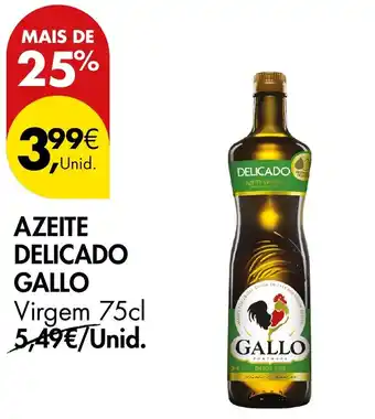 Pingo Doce azeite delicado gallo promoção