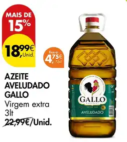 Pingo Doce azeite aveludado gallo promoção