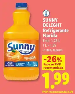 Lidl Sunny Delight refrigerante florida promoção