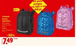 Lidl Topmove mochila ergonómica promoção