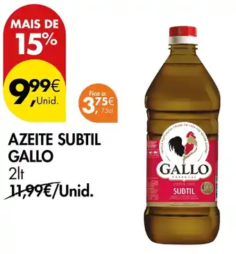 Pingo Doce azeite subtal gallo promoção