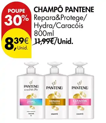 Pingo Doce Champô pantene promoção