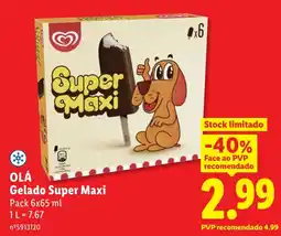 Lidl Olá Gelado Super Maxi promoção