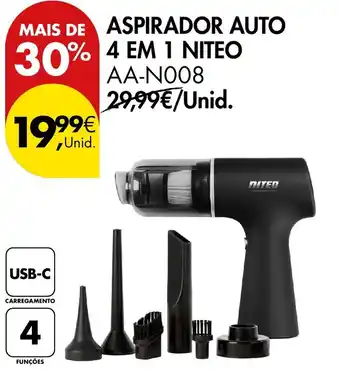 Pingo Doce aspirador auto 4 em 1 niteo promoção