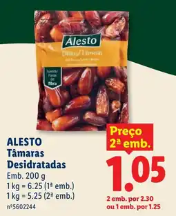 Lidl Alesto Tâmaras Desidratadas promoção