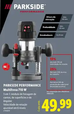 Lidl Parkside performance multifresa 710 w promoção