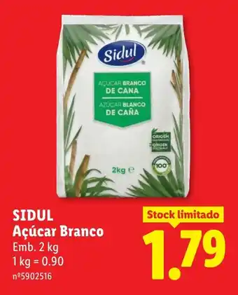Lidl Sidul Açúcar Branco promoção