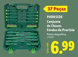 Lidl Parkside conjunto de chaves fendas de precisão ponta magnética promoção