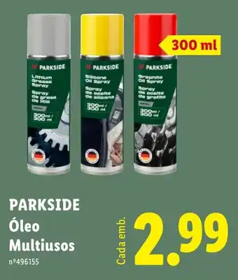 Lidl Parkside óleo multiusos promoção