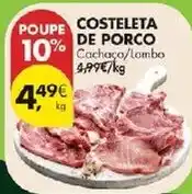Pingo Doce Costeleta de porco promoção