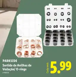 Lidl Parkside sortido de anilhas de vedação/ o-rings promoção