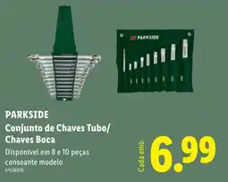 Lidl Parkside conjunto de chaves tubo/chaves boca promoção
