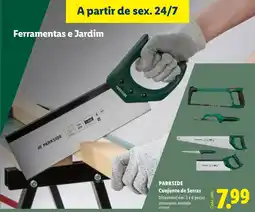 Lidl Parkside conjunto de serras promoção