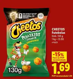 Lidl Cheetos futebolas promoção