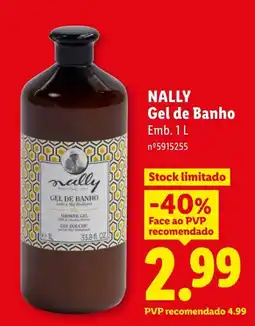 Lidl Nally gel de banho promoção