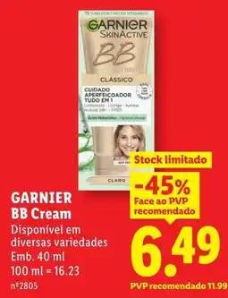 Lidl Garnier bb cream promoção