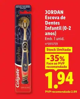 Lidl Colgate escova de dentes infantil promoção