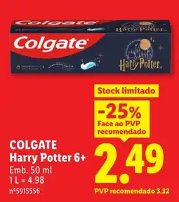 Lidl colgate harry potter 6+ promoção