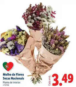 Lidl Molho de Flores Secas Nacionais promoção