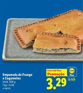 Lidl Empanada de Frango e Cogumelos promoção