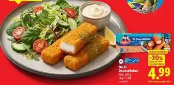 Lidl Iglo douradinhos promoção