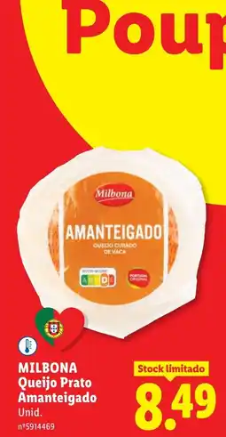 Lidl Milbona queijo prato amanteigado promoção