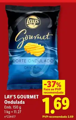 Lidl Lay's Gourmet Ondulada promoção