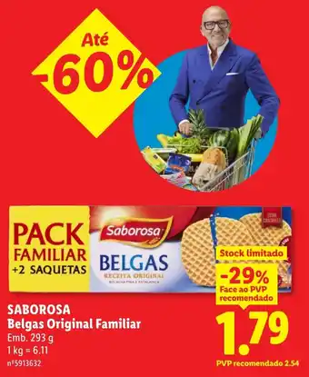 Lidl Saborosa Belgas Original Familiar promoção