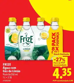 Lidl Frize Água com Gás de Limão promoção
