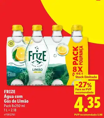 Lidl Frize Água com Gás de Limão promoção