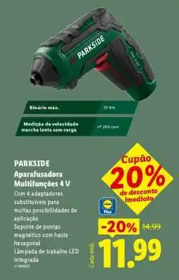 Lidl PARKSIDE Aparafusadora Multifunções 4 V promoção