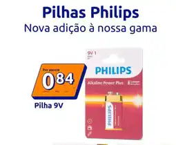 Action Pilhas Philips Pilha 9V promoção