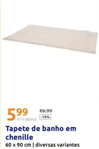 Action Tapete de banho em chenille promoção