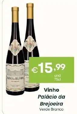 Roque Supermercados Vinho Palácio da Brejeira Verde Branco promoção