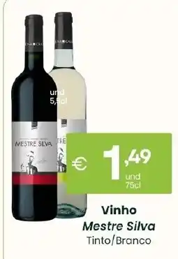Roque Supermercados Vinho Mestre Silva Tinto/Branco promoção