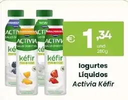 Roque Supermercados Iogurtes Líquidos Activia Kéfir promoção