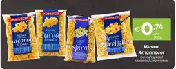 Roque Supermercados Massa Amanhecer Curvas/Espirais/Macarrão/Cotovelinhos promoção