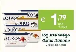 Roque Supermercados Iogurte Grego Oikos Danone Vários Sabores promoção