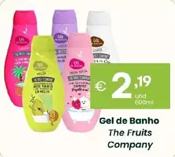Roque Supermercados Gel de Banho The Fruits Company promoção