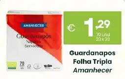 Roque Supermercados Guardanapos folha tripla amanhecer promoção