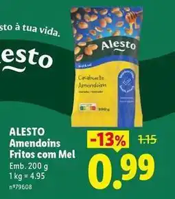 Lidl Alesto - amendoins fritos com mel promoção