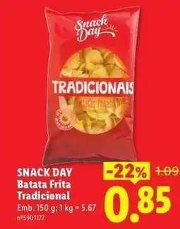 Lidl Snack day - snack day batata frita tradicional promoção