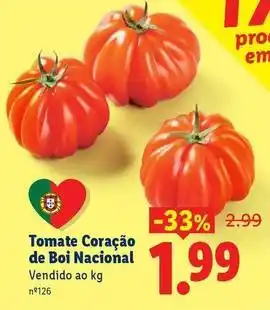 Lidl Nacional - tomate coração de boi promoção