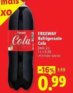 Lidl Refrigerante cola promoção
