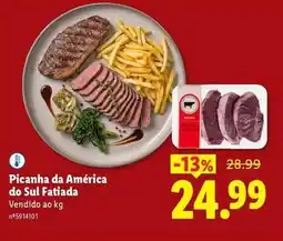 Lidl Picanha da américa do sul fatiada promoção
