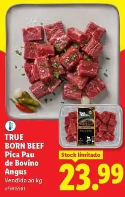 Lidl Angus - true born beef promoção