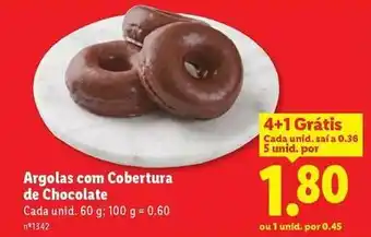 Lidl A+ - argolas com cobertura de chocolate promoção