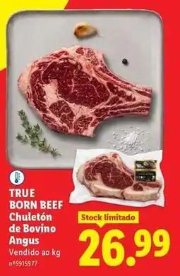 Lidl Angus - chuletón de bovino angus promoção