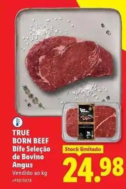 Lidl Prime - bife selecao de bovino angus promoção