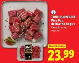 Lidl Angus - pica pau de bovino angus promoção